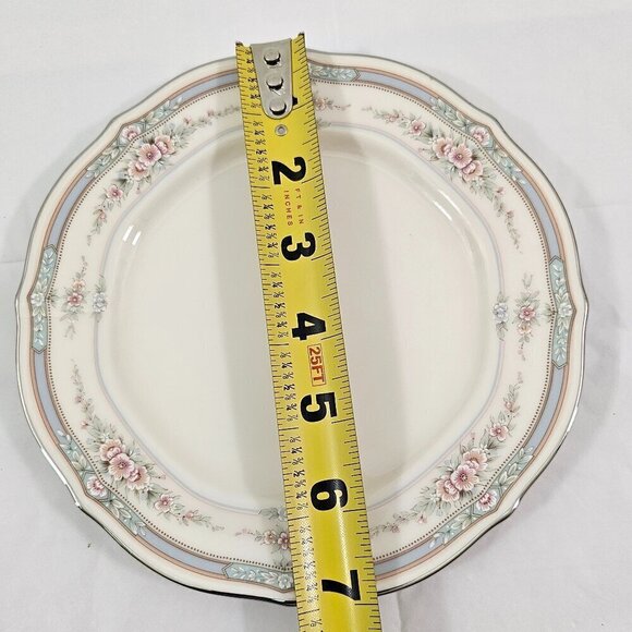 Noritake Rothschild Ivory China Platinum Band Bread & Butter Plates – Set of 4 - Picture 11 of 16